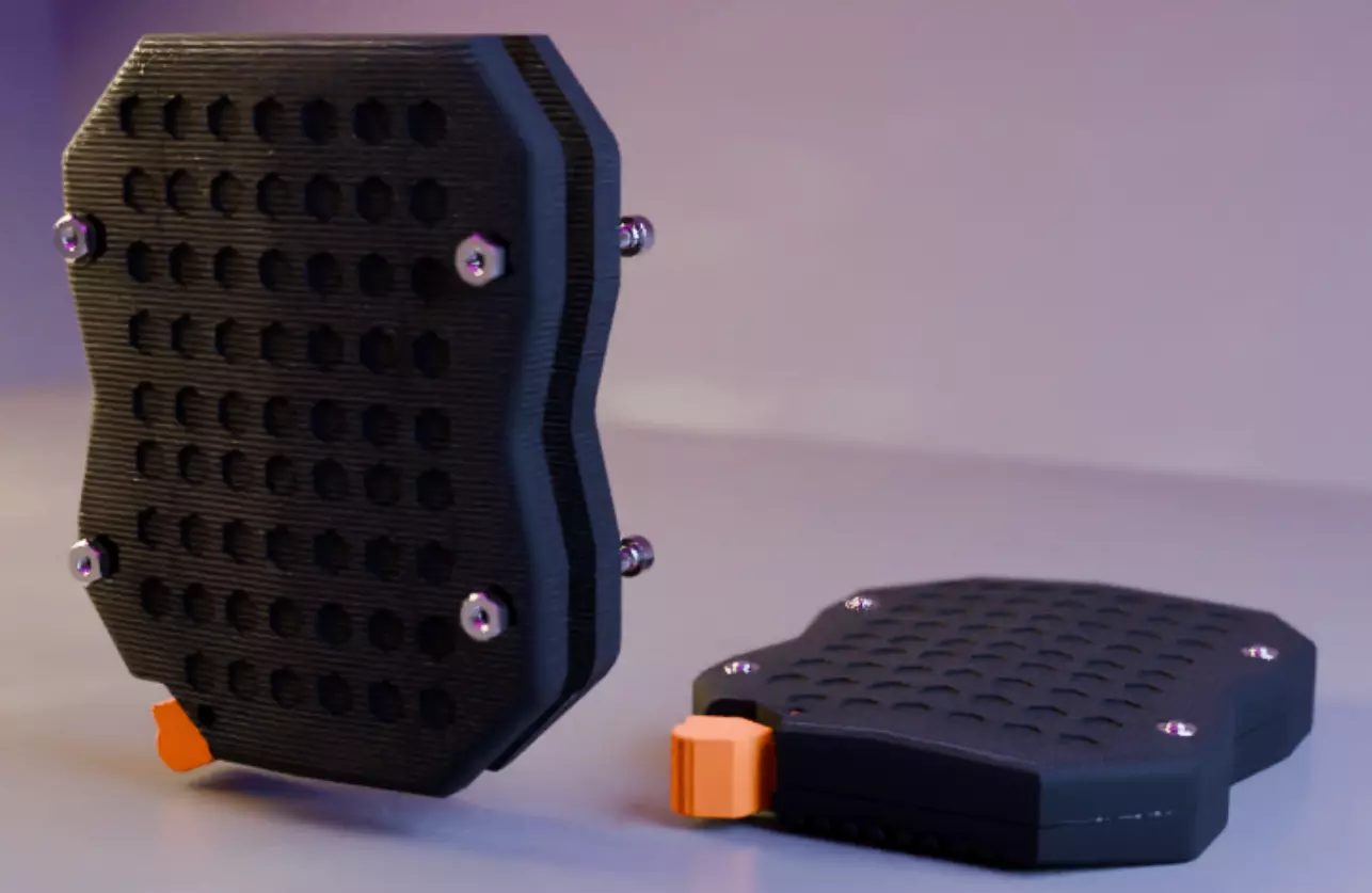 Curved Wallet 3D print model_0