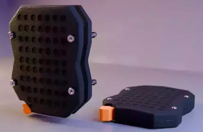 Curved Wallet 3D print model