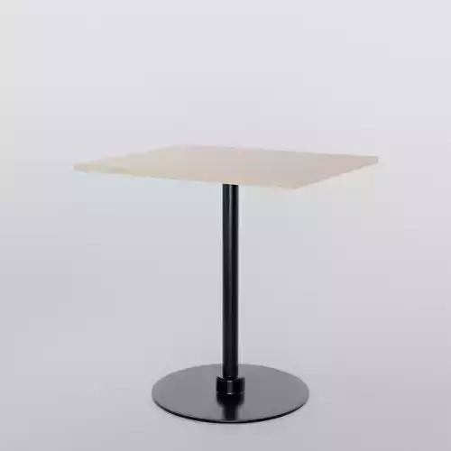 Fredericia Plan Column Table Rectangular Low-poly 3D model