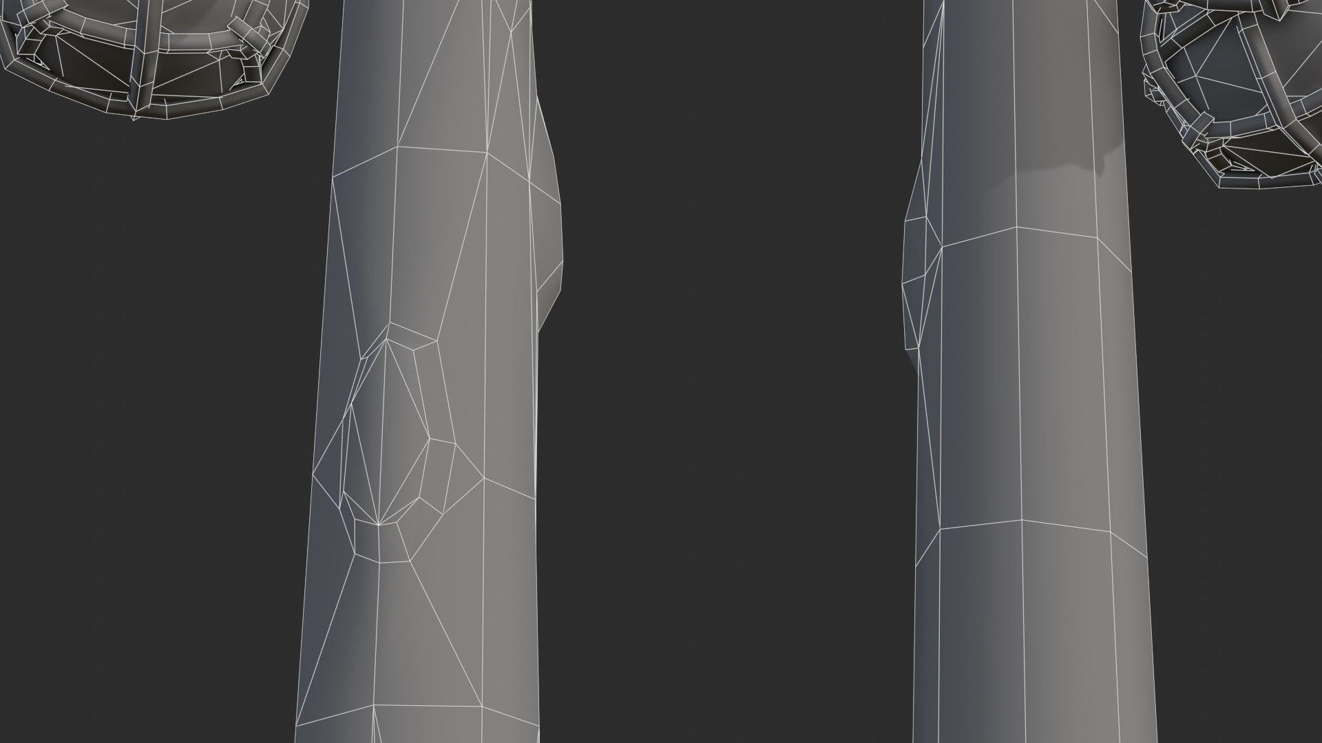 Harbor Light Pole Low-poly 3D model_23