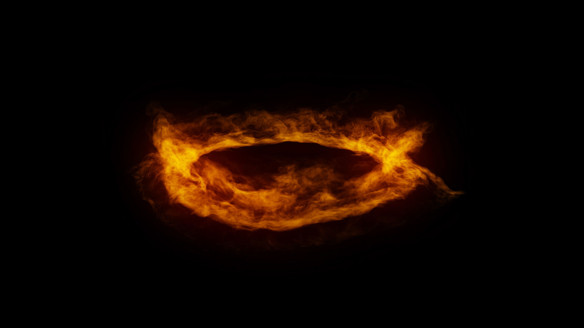 flame fire sea burning fire tornado wall of fire blast 3D model_5