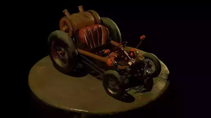 Steampunk Cycle Car