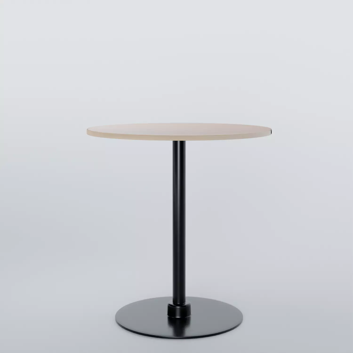 Fredericia Plan Column Table Round Low-poly 3D model_0