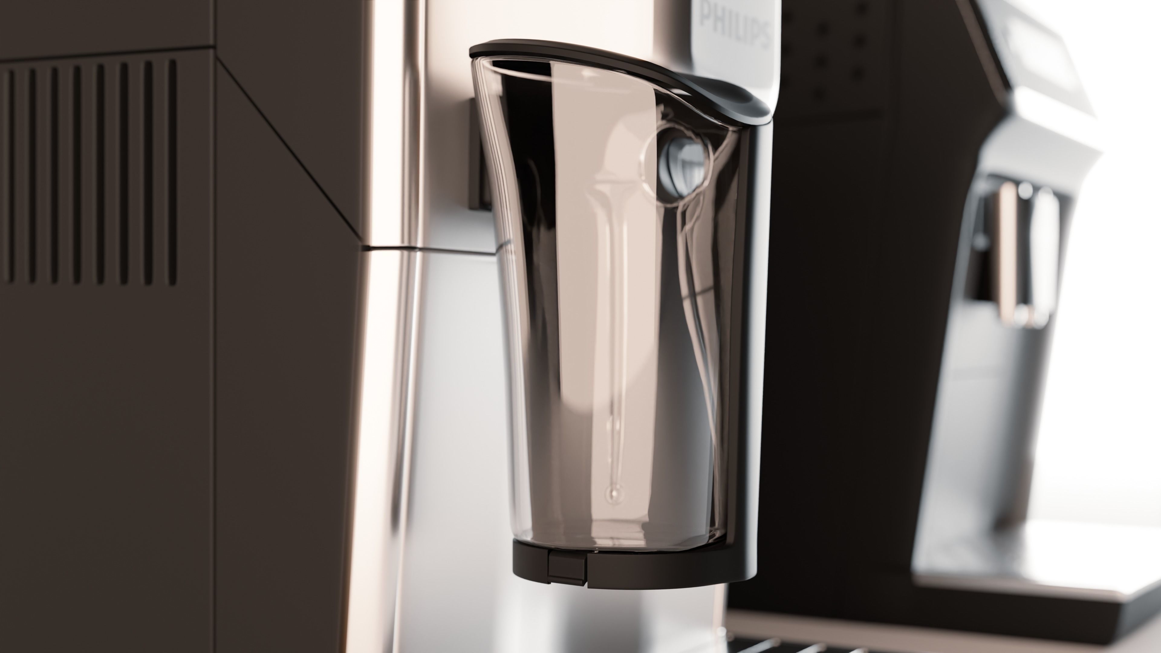 Philips Coffee Machines and a container 3D model_2