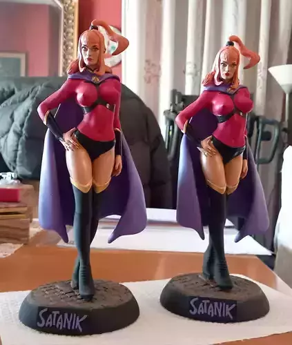 Satanik Max Bunker Statue Fan Art 3D print model