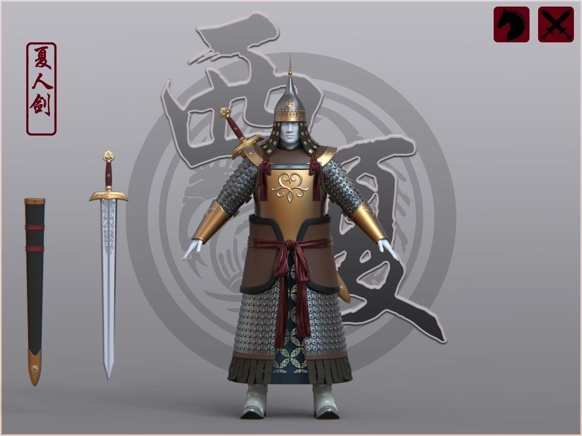 09-Ancient Chinese Armor-Song dynasty 3D model_19