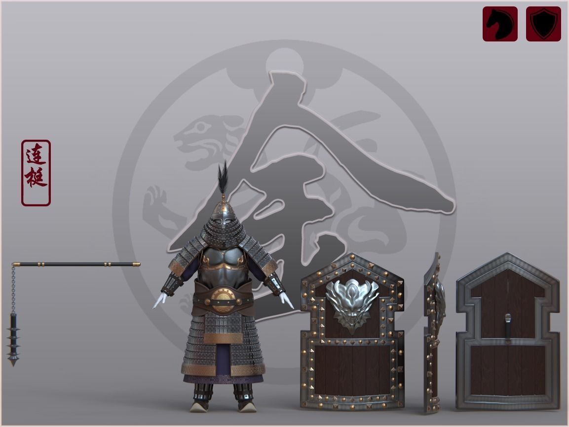 09-Ancient Chinese Armor-Song dynasty 3D model_17