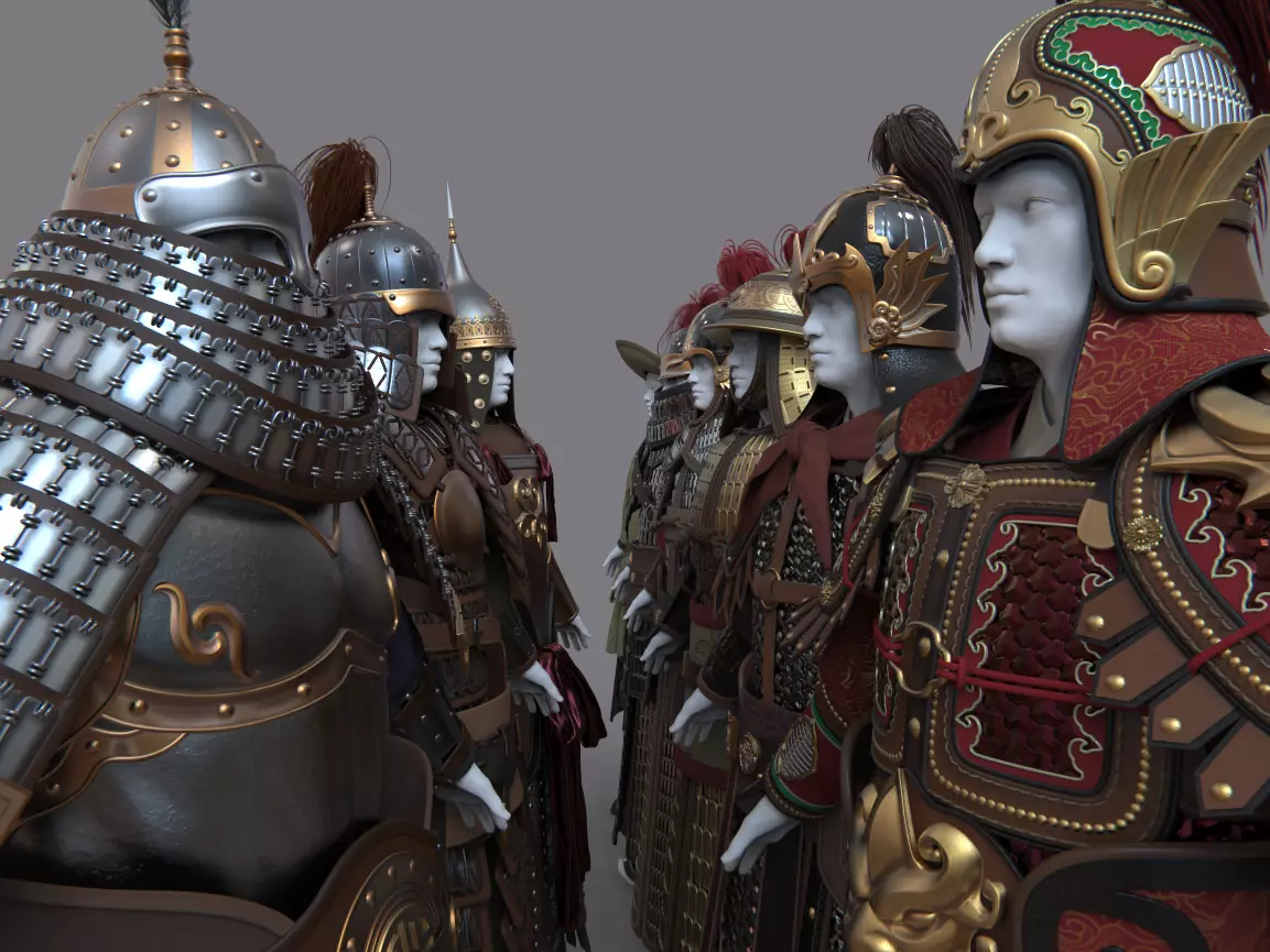09-Ancient Chinese Armor-Song dynasty 3D model_0