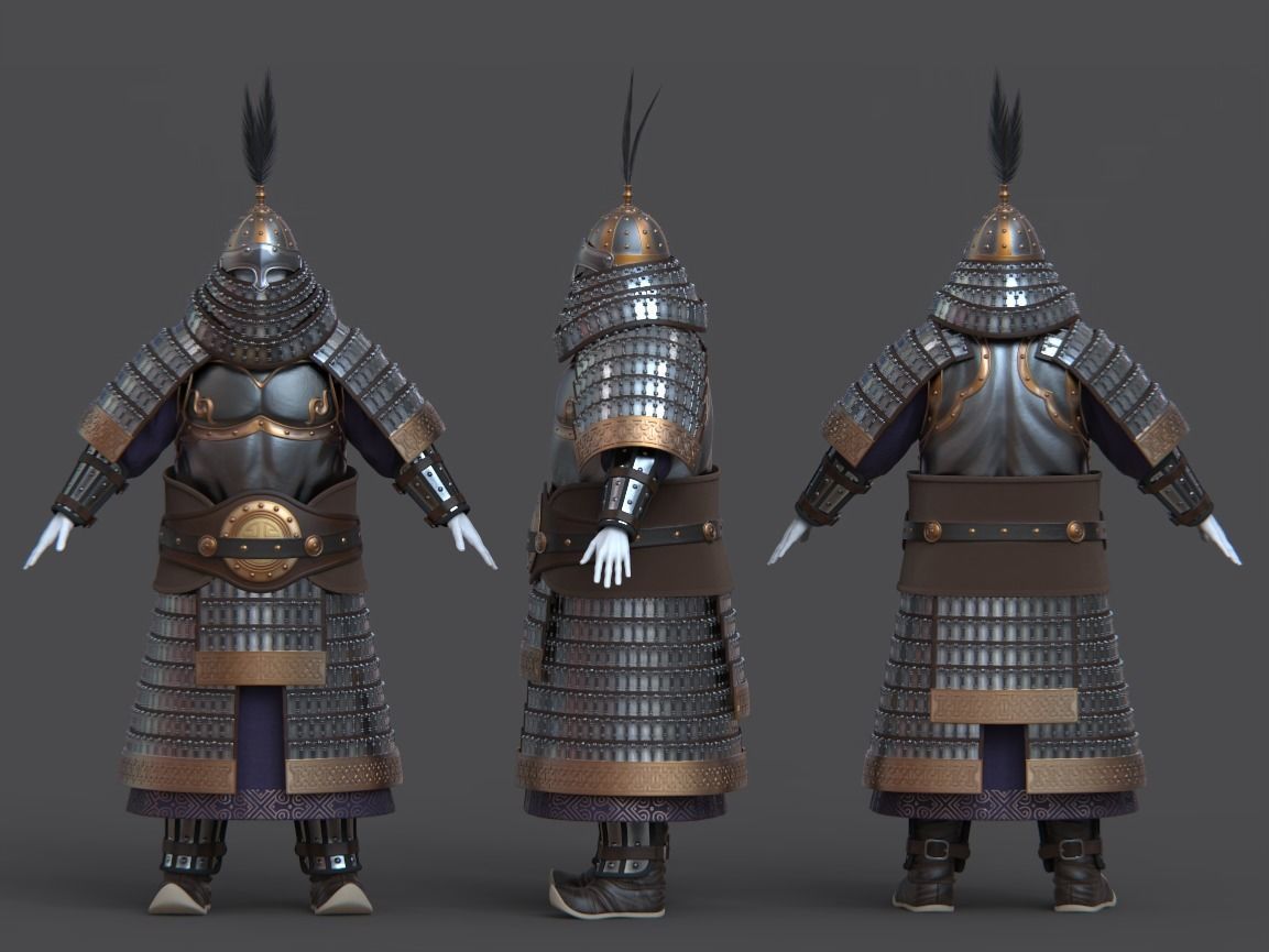09-Ancient Chinese Armor-Song dynasty 3D model_18