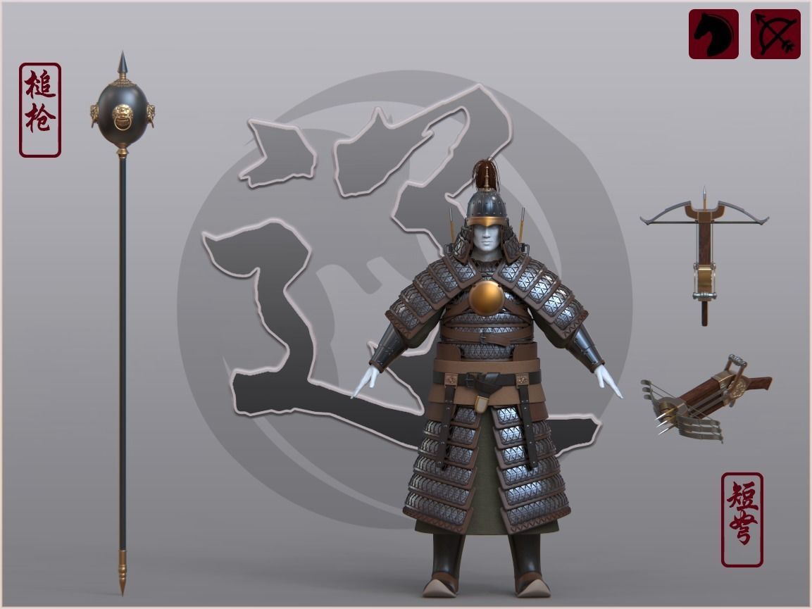 09-Ancient Chinese Armor-Song dynasty 3D model_15
