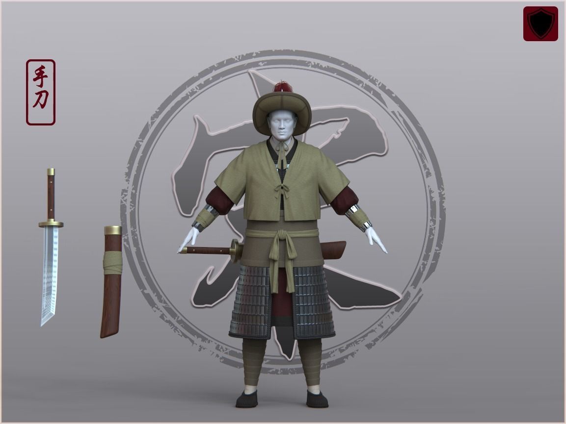 09-Ancient Chinese Armor-Song dynasty 3D model_1