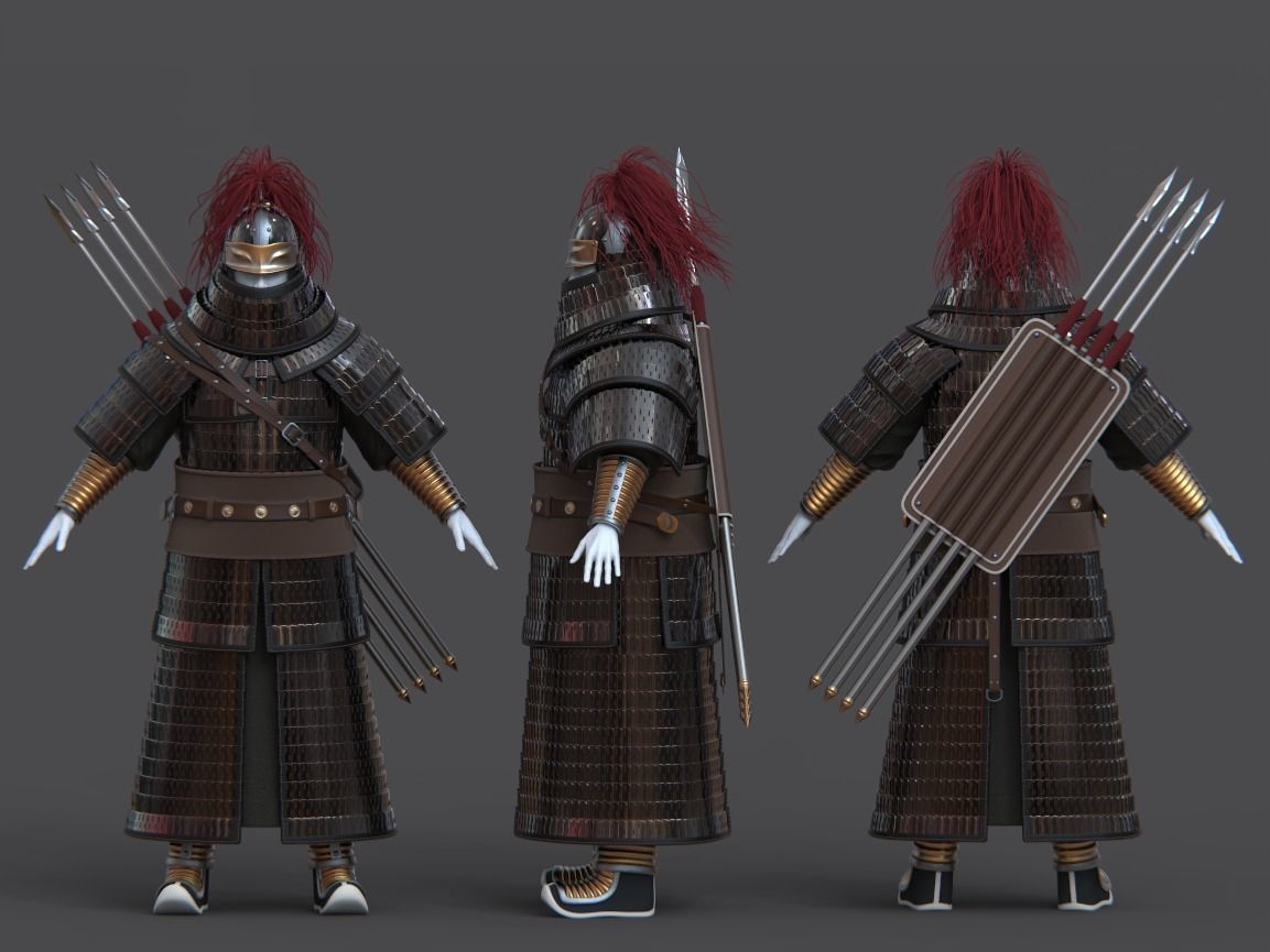 09-Ancient Chinese Armor-Song dynasty 3D model_5