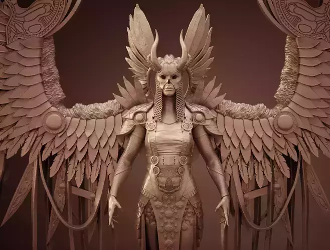 Valkyrie God Of War 3D print model