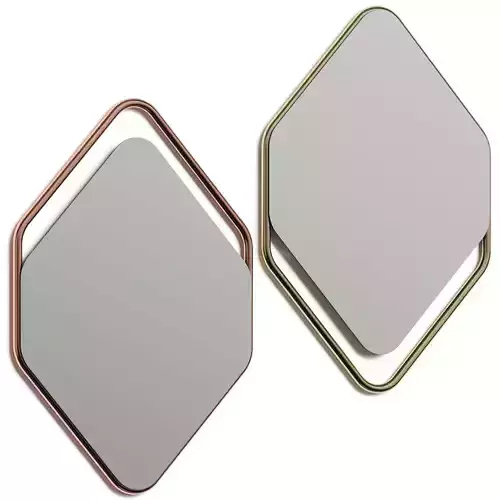 Ambiance Italia Frame H Wall Mirror