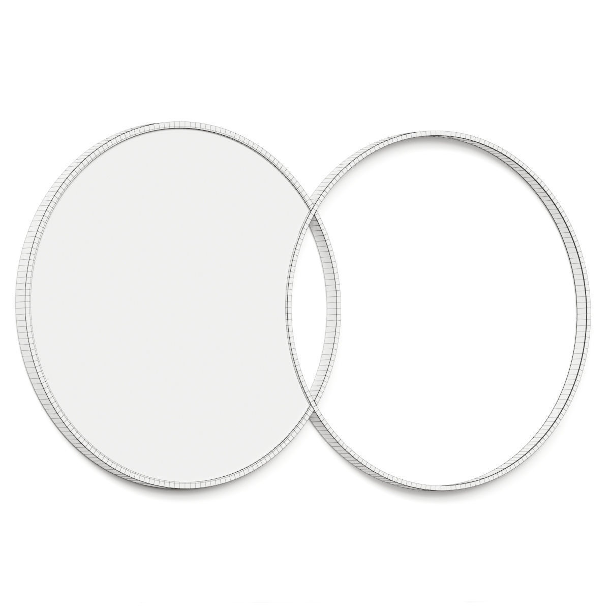 Amura Eclipse Wall Mirror 3D model_1