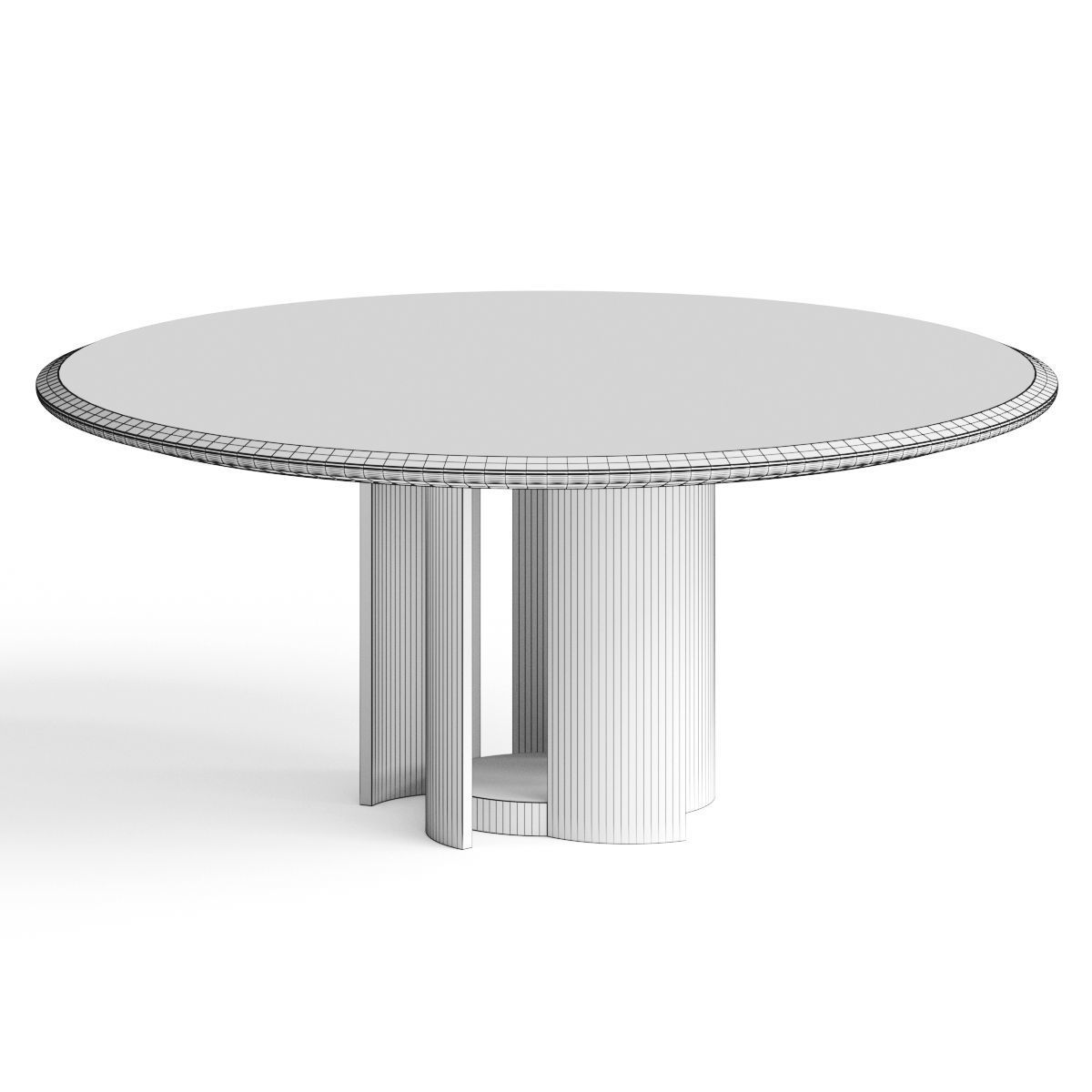 Ceppi Venus Dining Table 3D model_2