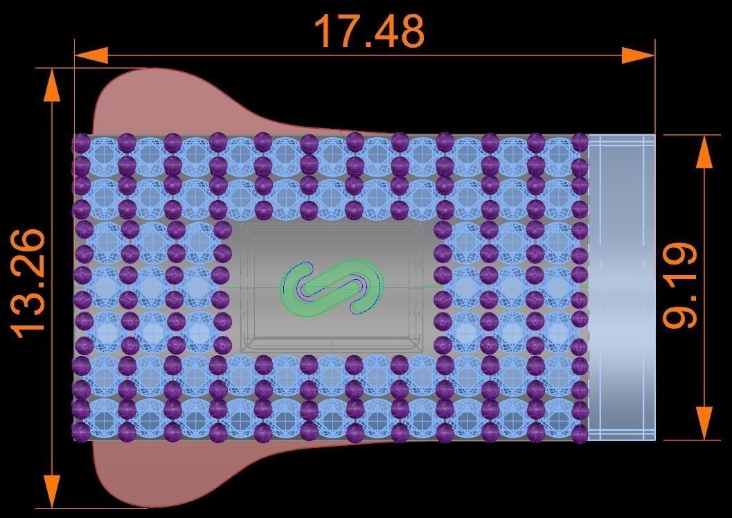 cuban lock  3D print model_5