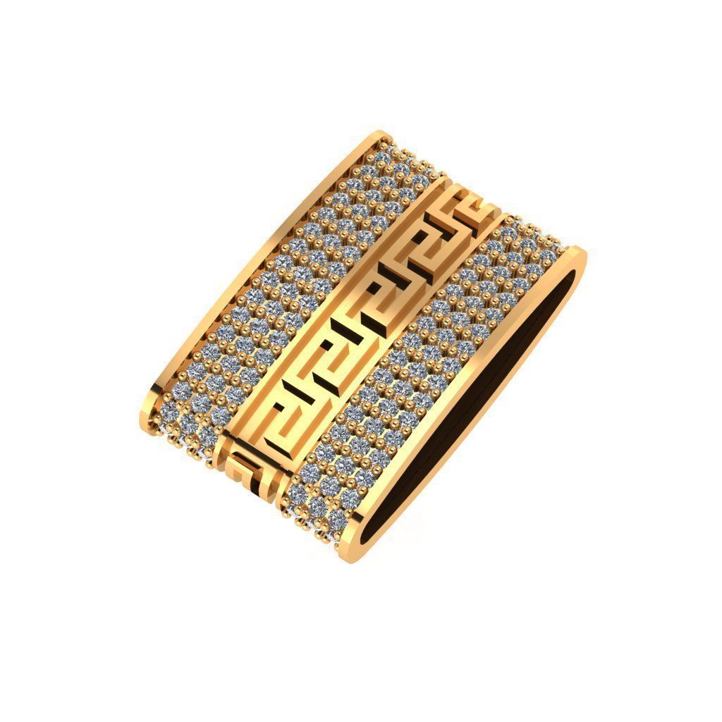 cuban lock  3D print model_1