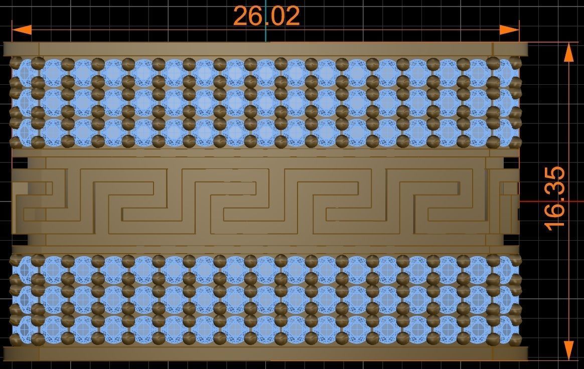 cuban lock  3D print model_4