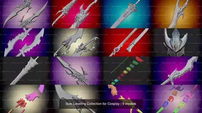 Solo Leveling Collection for Cosplay 
