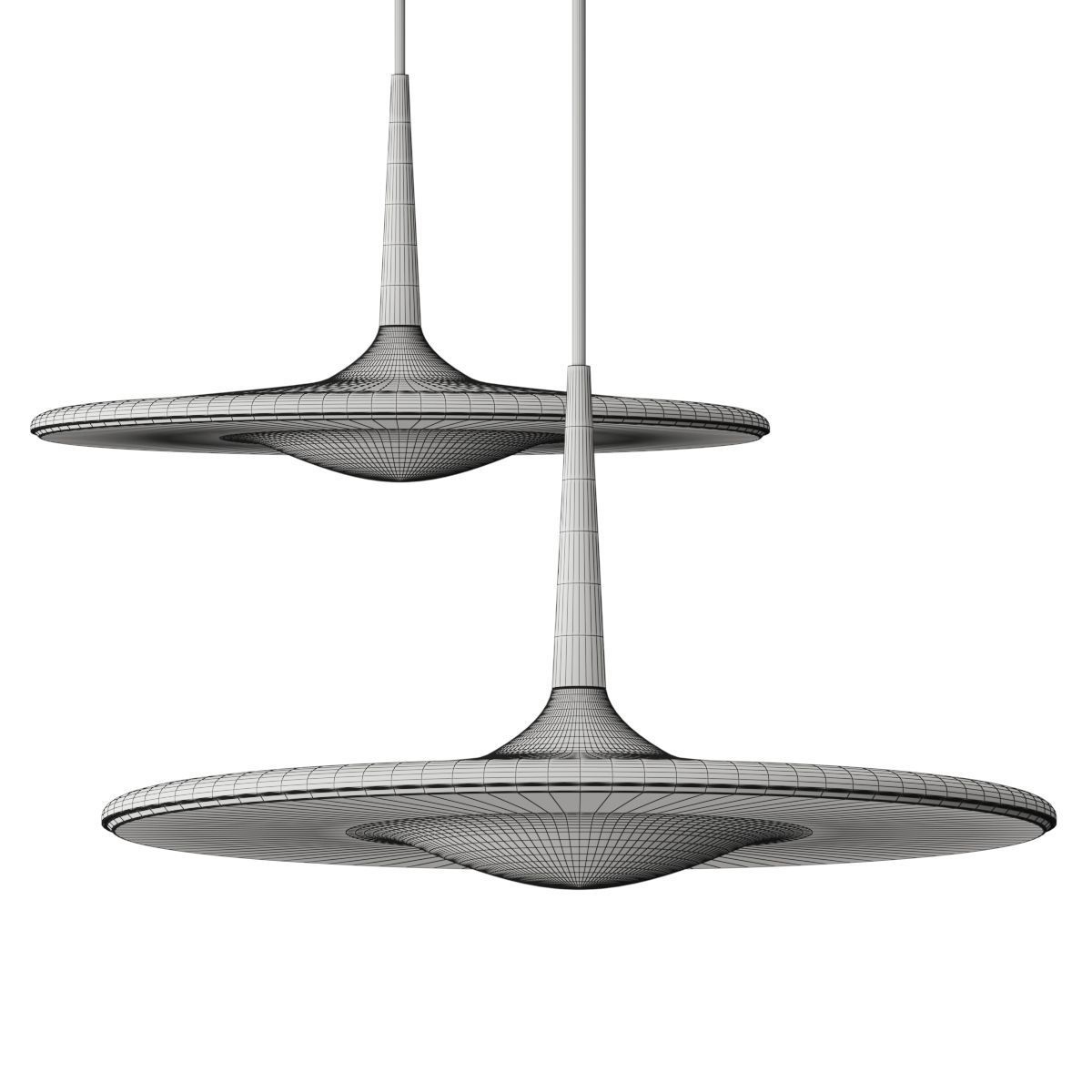 Faneurope Ikon Suspension Pendant Lamp 3D model_2