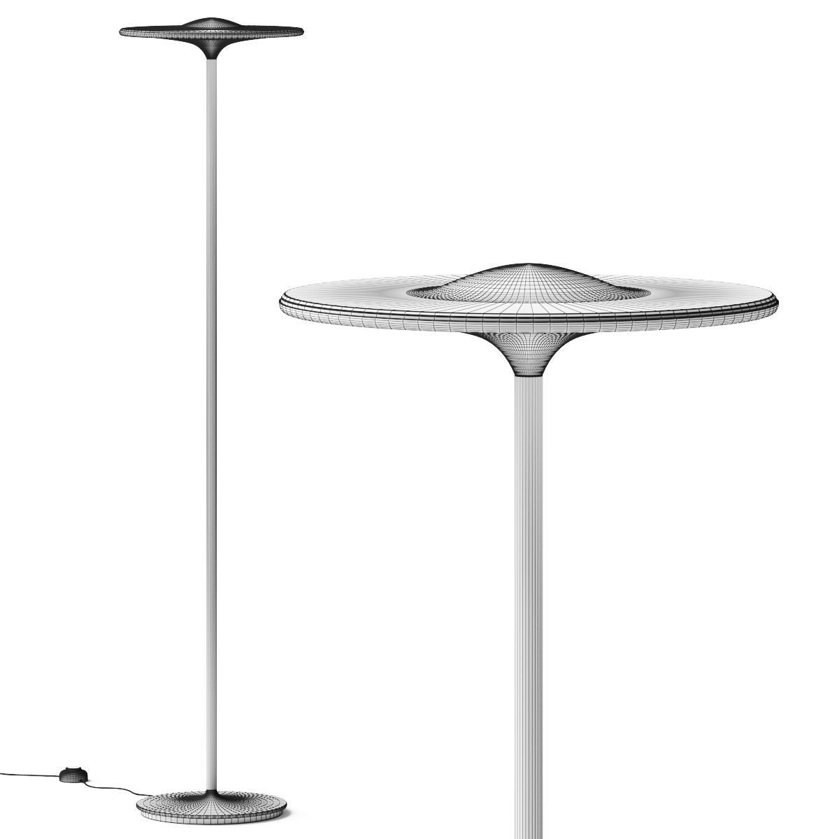 Faneurope Ikon LED-IKON-PT CR Floor Lamp 3D model_1