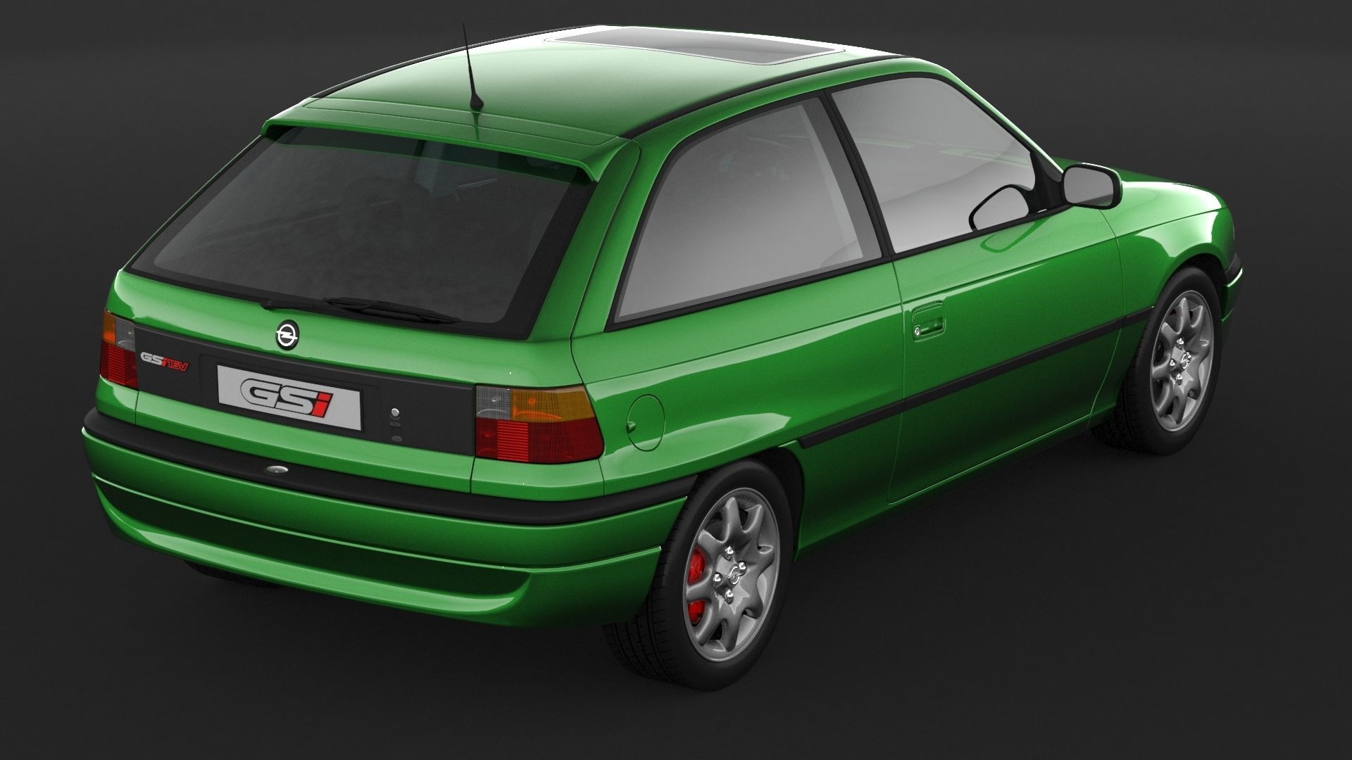 Opel Astra GSI 3D model_6