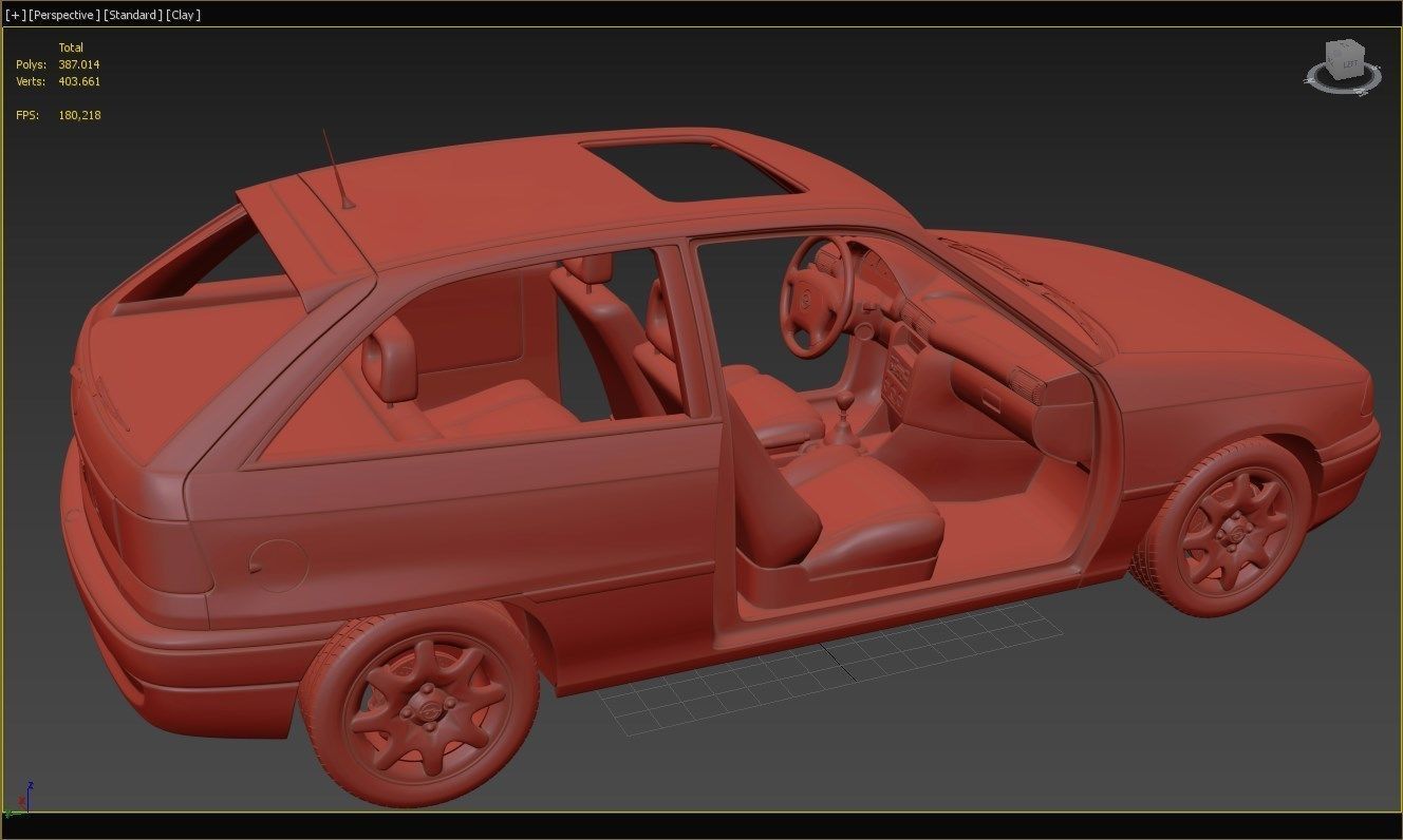 Opel Astra GSI 3D model_13