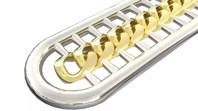 SOLID CUBAN BRACELET - brazalete solida cubana