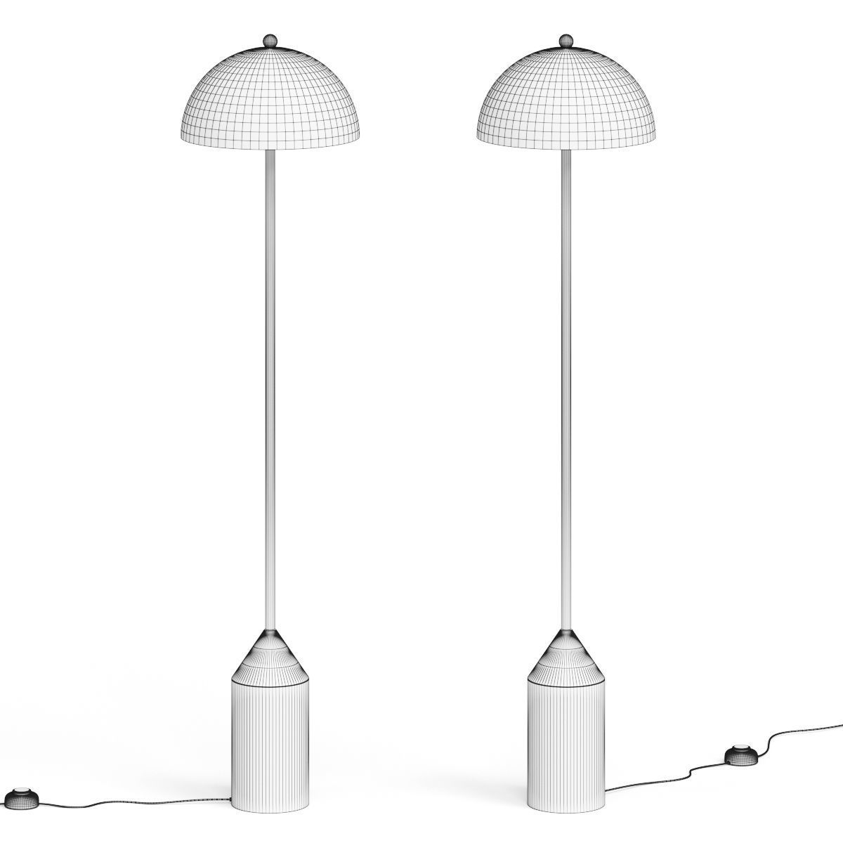 Lulu and Georgia Ezri Floor Lamp 3D model_1