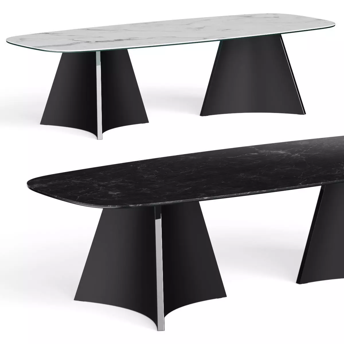 Midj in Italy Concave Botte Dining Table 3D model