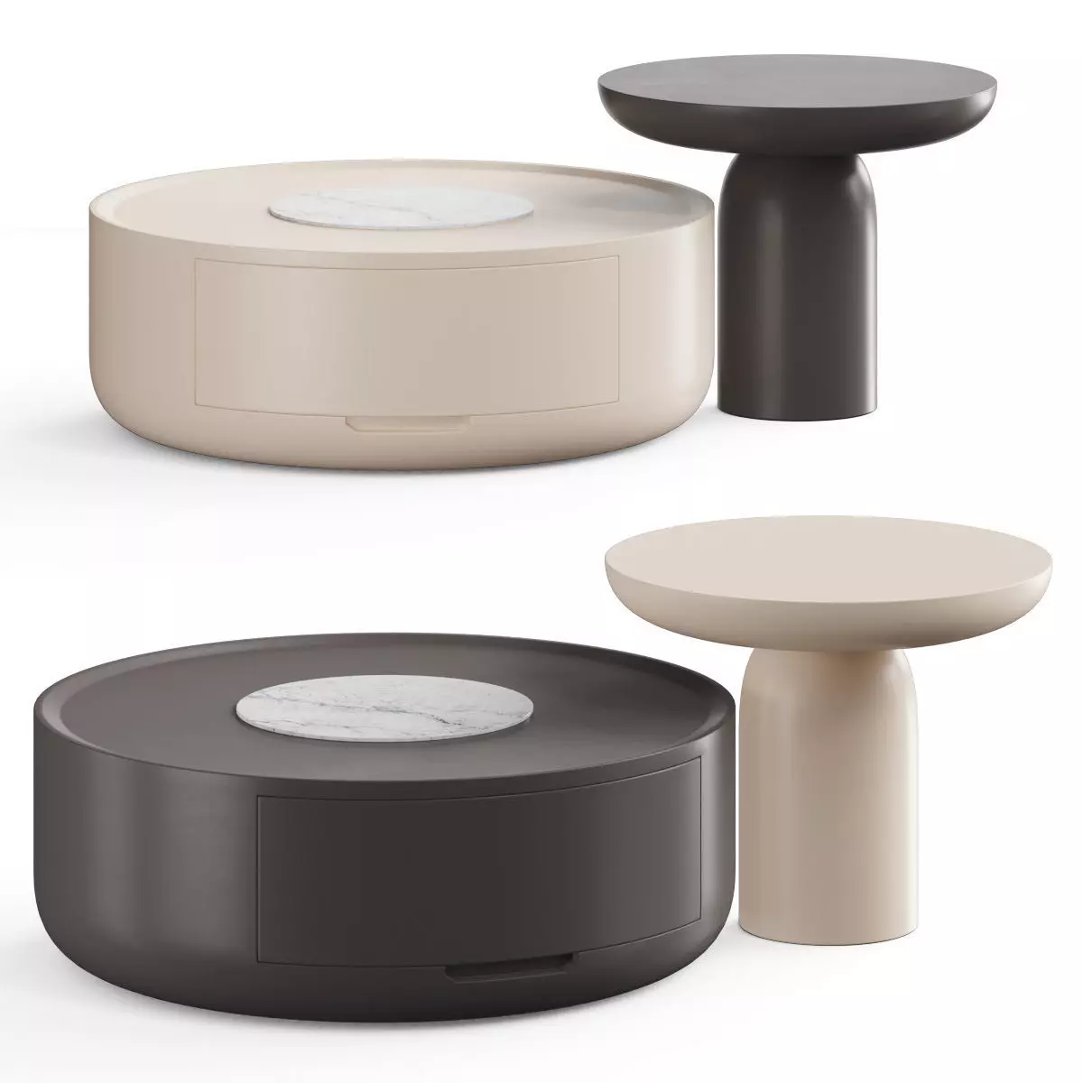 Urban Mood Draft Modern Coffee Table  3D model_0