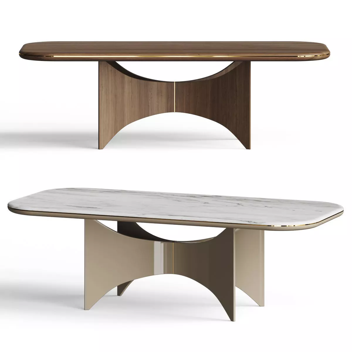 Turri Blues Dining Table 3D model_0