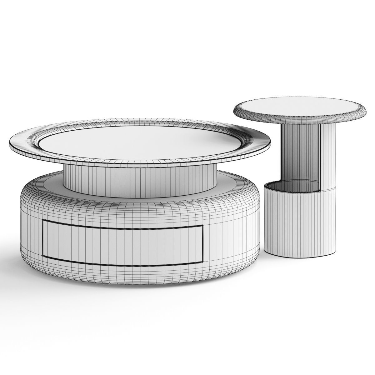 Urban Mood ARK Japandi Coffee Table 3D model_1