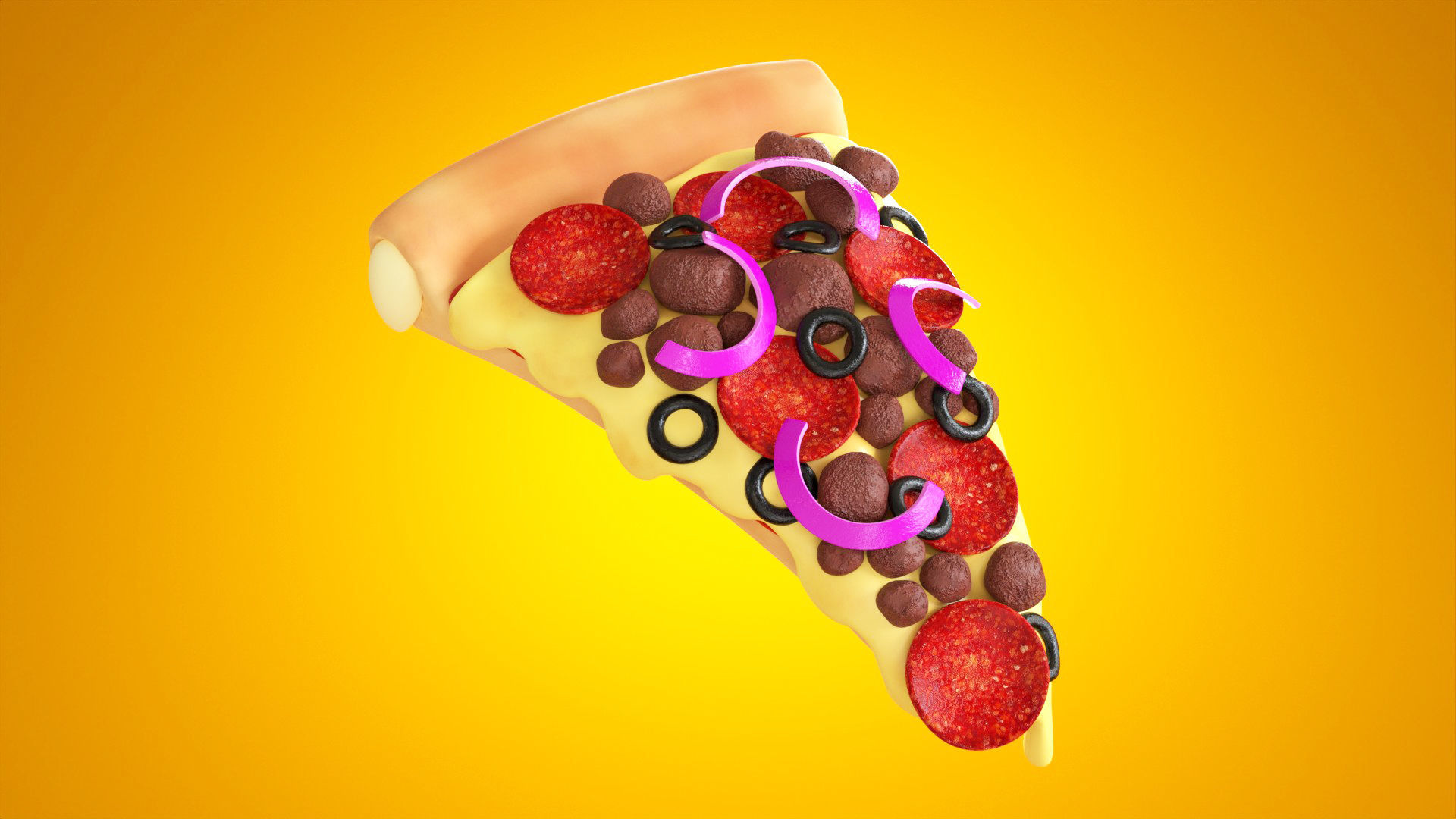 Pizza 001 3D model_7