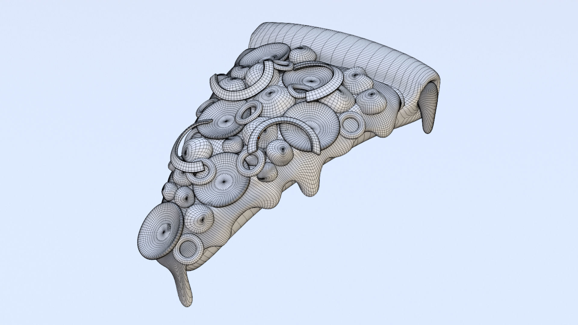 Pizza 001 3D model_10