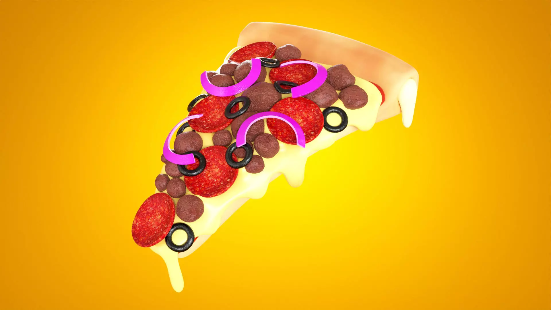 Pizza 001 3D model_0