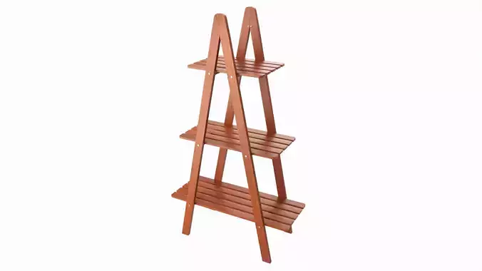 Outdoor and indoor wood shelving