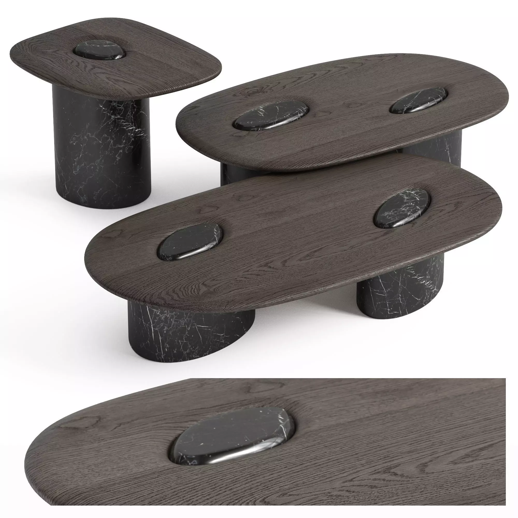 Enne Rita coffee tables 3D model_0