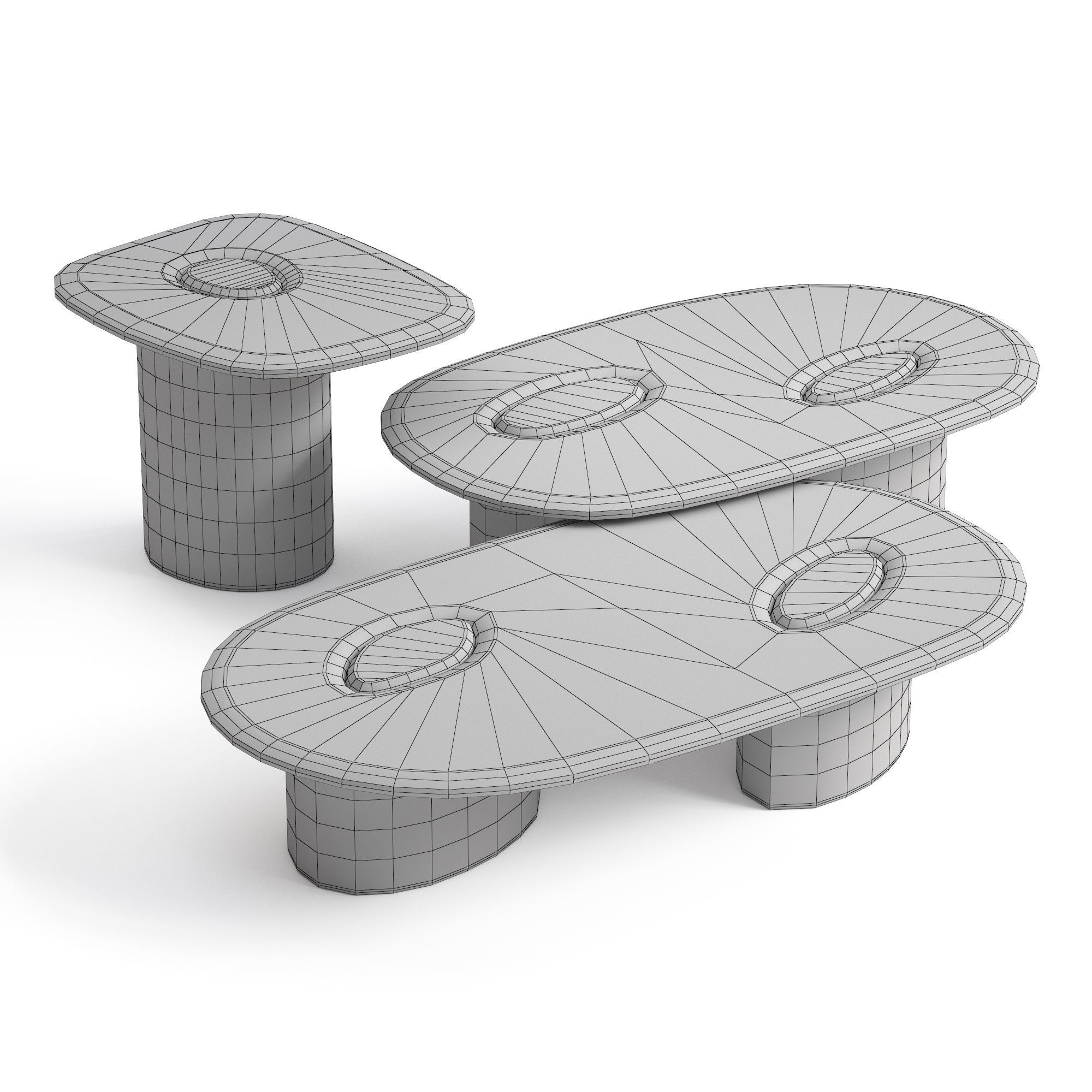 Enne Rita coffee tables 3D model_7