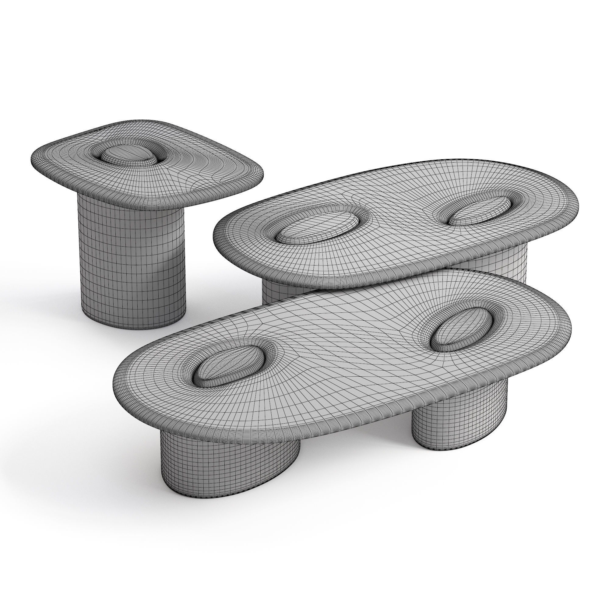 Enne Rita coffee tables 3D model_6