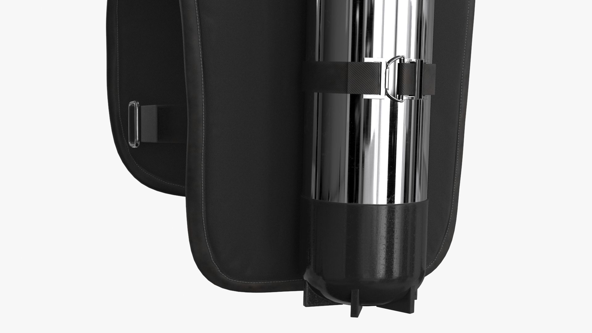 Diving Equipment Low-poly 3D model_8