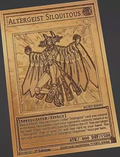 Altergeist Silquitous - yugioh 3D print model