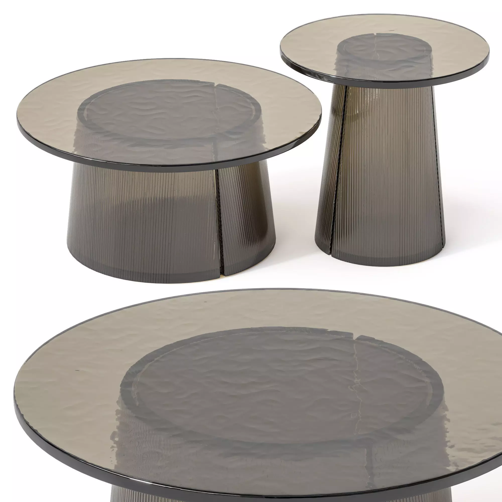 Pulpo bent table 3D model