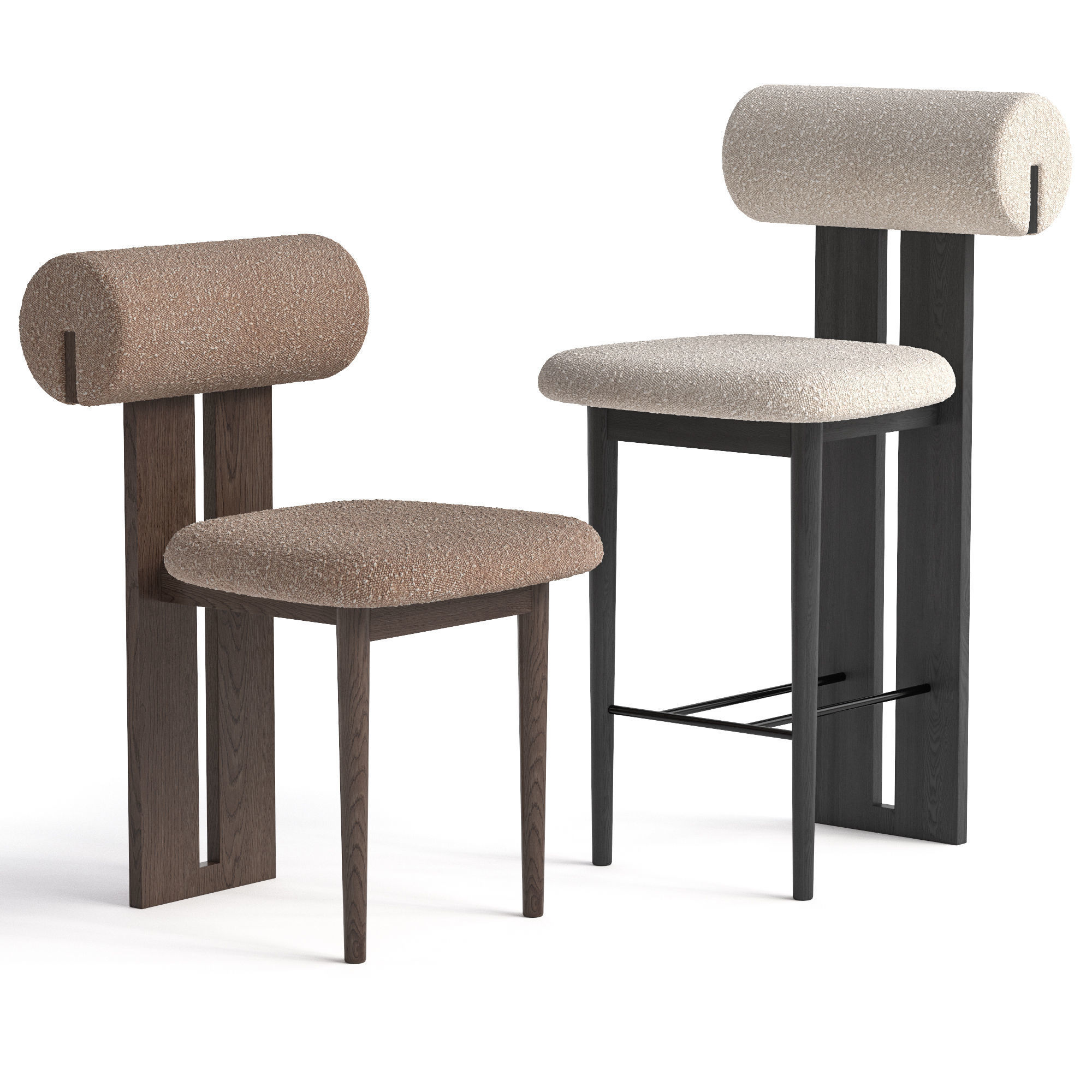 Norr11 Hippo chairs 3D model_1