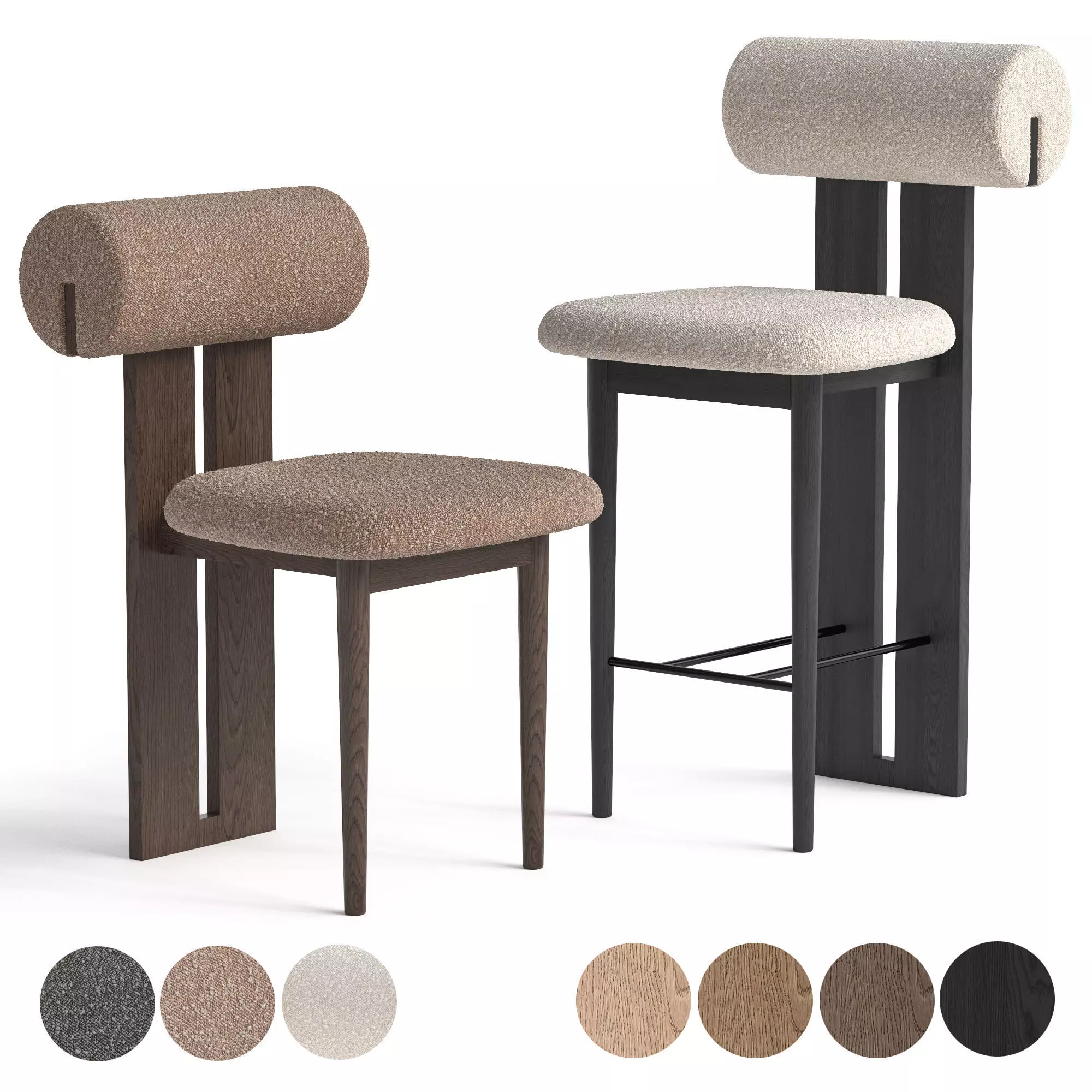 Norr11 Hippo chairs 3D model_0