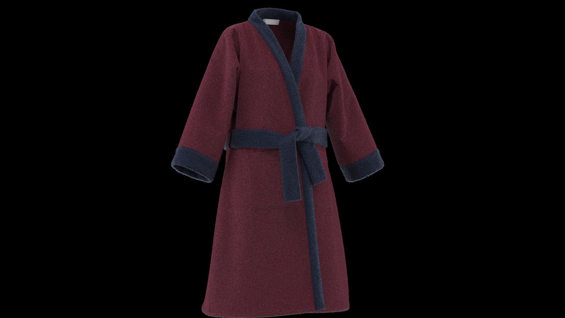 Bathrobe  3D model_1
