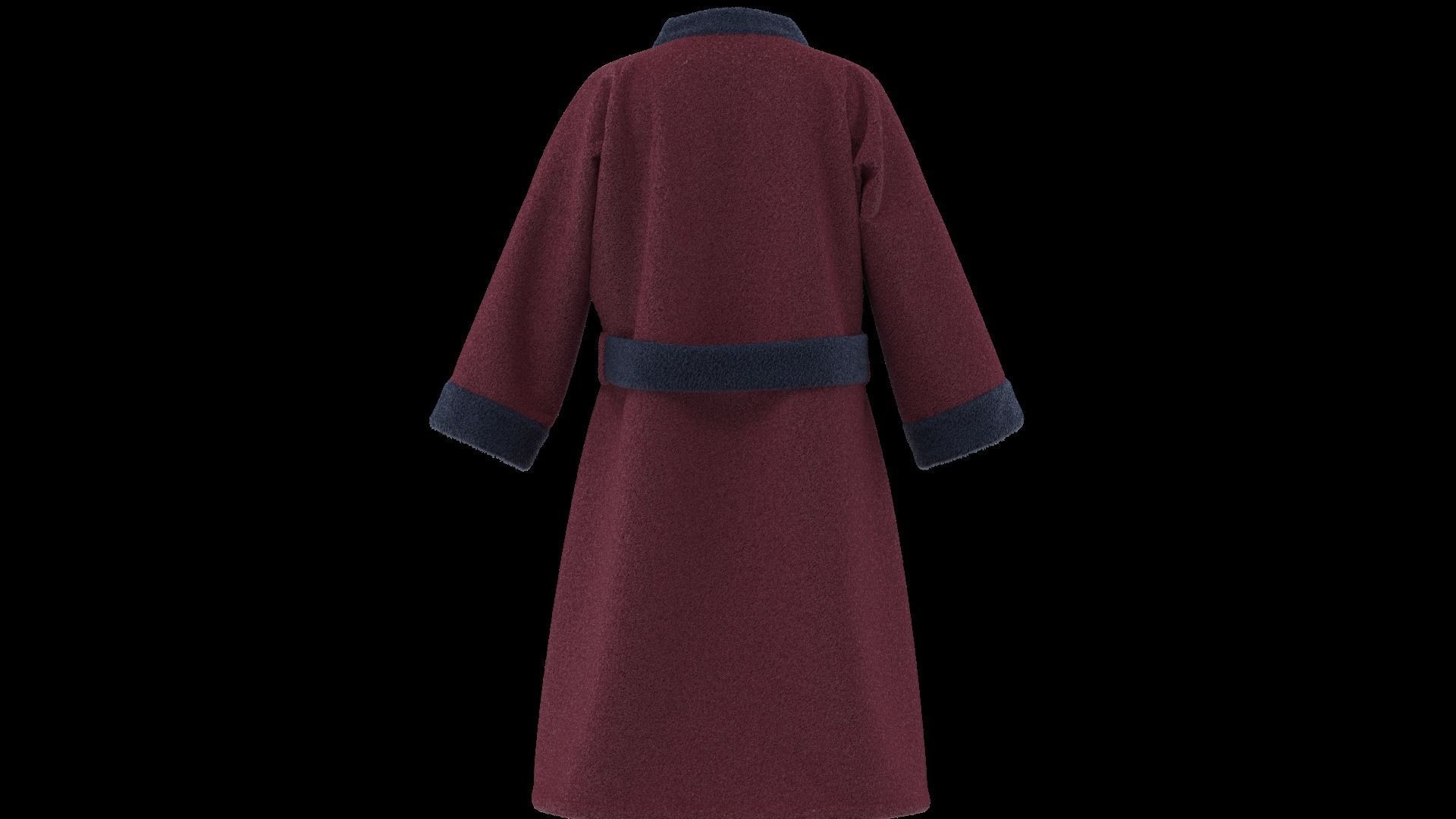 Bathrobe  3D model_8