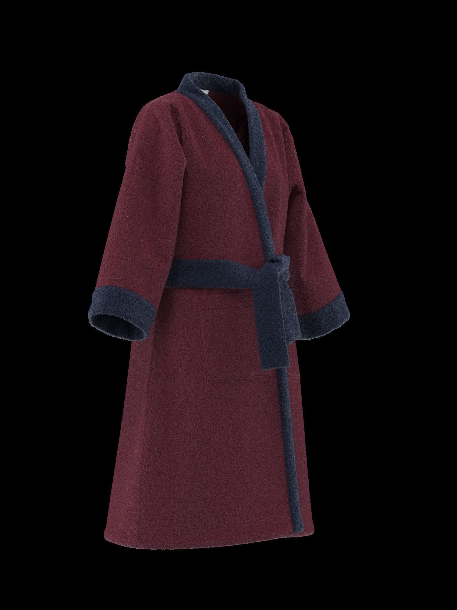 Bathrobe  3D model_25