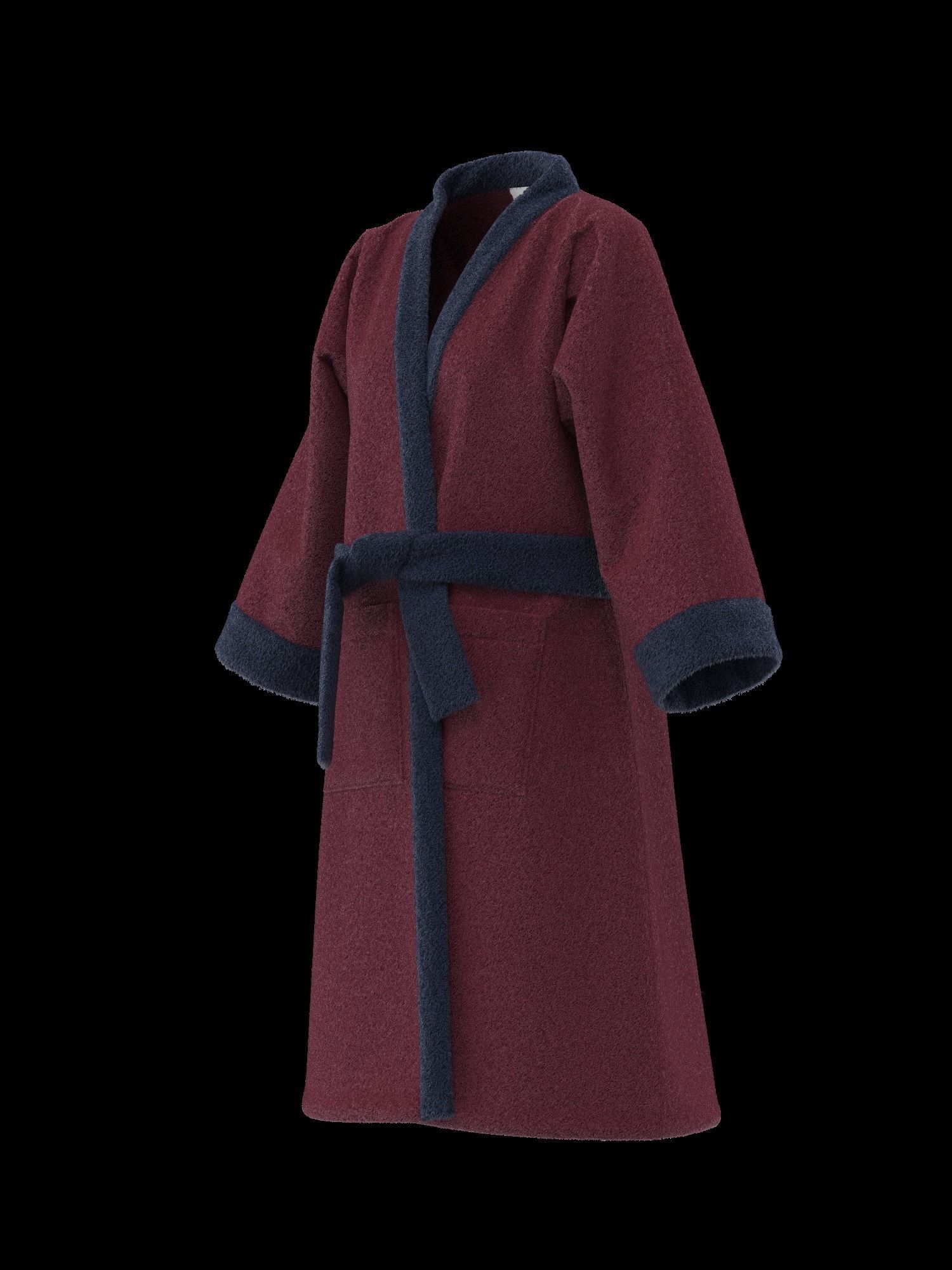 Bathrobe  3D model_23